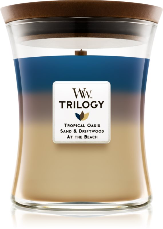 Woodwick Trilogy Nautical Escape vonná svíčka 275 g střední