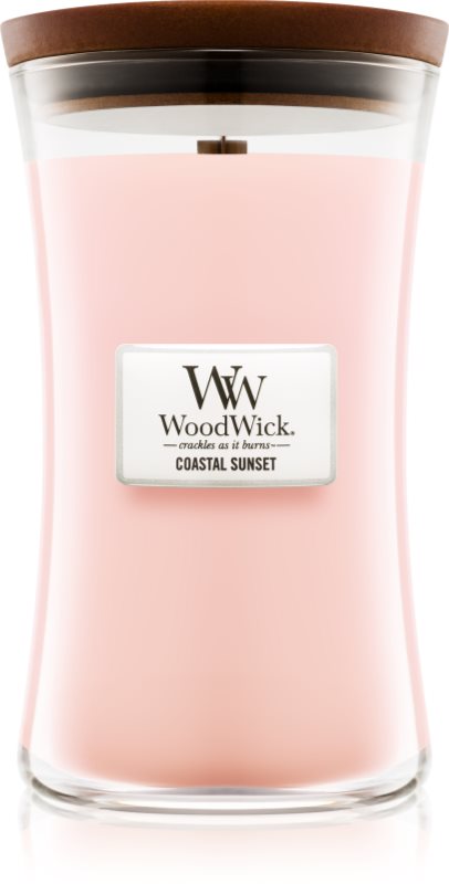 Woodwick Coastal Sunset vela perfumada 609,5 g con mecha de madera