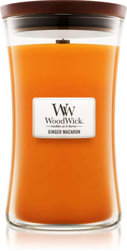 Woodwick Ginger Macaron świeczka zapachowa 609,5 g duża