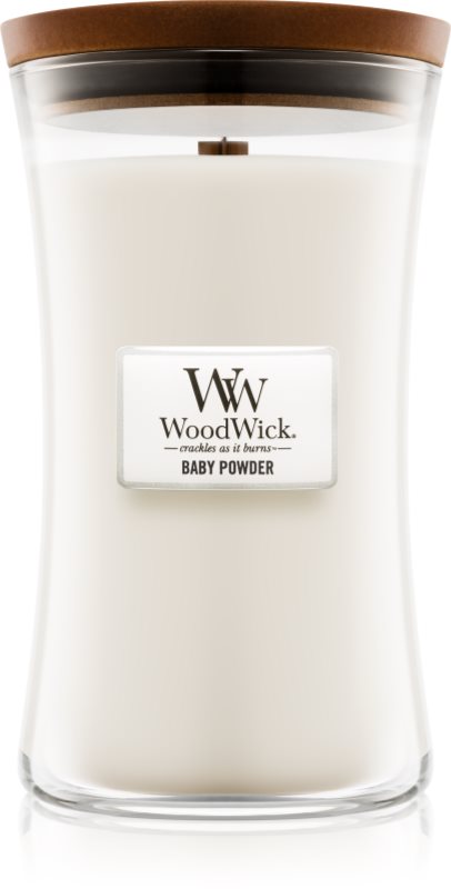 Woodwick Baby Powder Geurkaars 609,5 gr Groot