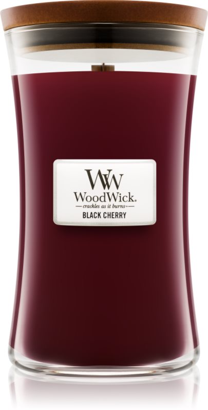 Woodwick Black Cherry Scented Candle 609,5 g Large