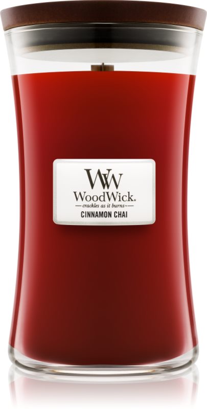 Woodwick Cinnamon Chai vonná svíčka 609,5 g velká