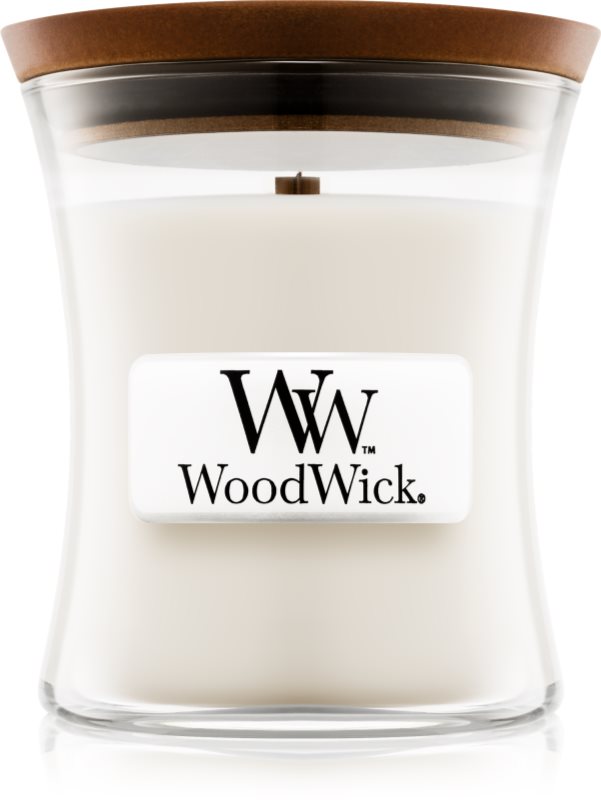 Woodwick Baby Powder vonná svíčka 85 g