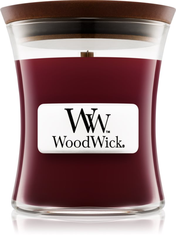 Woodwick Black Cherry vonná sviečka 85 g malá