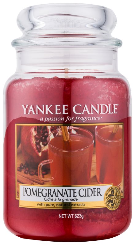 Yankee Candle Pomergranate Cider candela profumata 623 g Classic grande