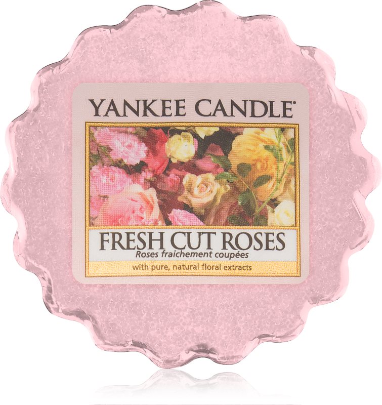 Yankee Candle Fresh Cut Roses cera para lámparas aromáticas 22 g