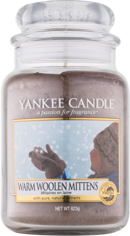 Yankee Candle Warm Woolen Mittens Duftkerze 623 g Classic groß