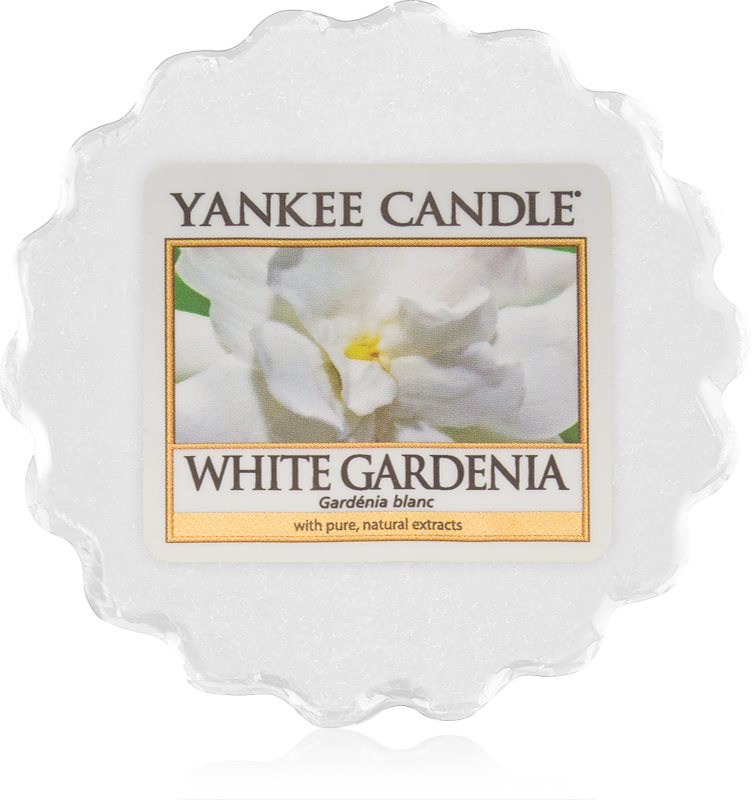 Yankee Candle White Gardenia cera para lámparas aromáticas 22 g