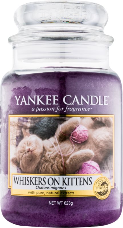 Yankee Candle Whiskers on Kittens Geurkaars 623 gr Classic Large