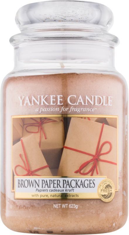 Yankee Candle Brown Paper Packages illatos gyertya 623 g Classic nagy méret