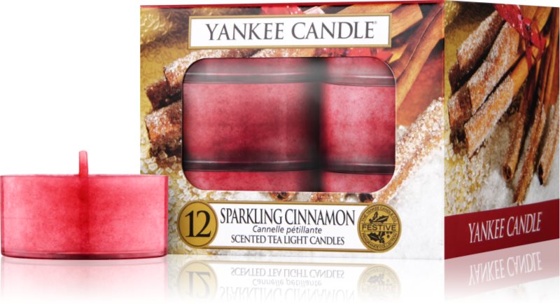 Yankee Candle Sparkling Cinnamon lumânare 12 x 9,8 g