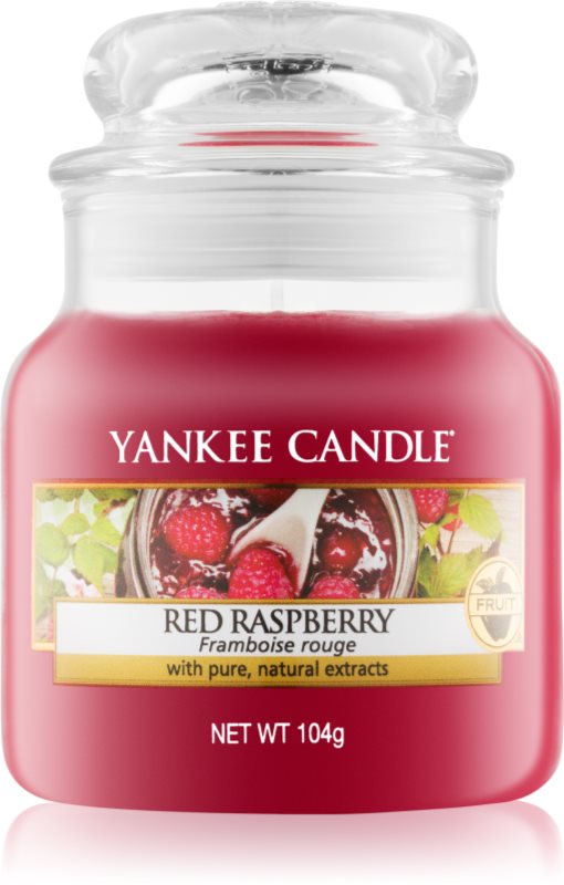 Yankee Candle Red Raspberry vonná svíčka 104 g Classic malá