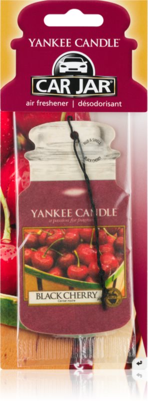 Yankee Candle Black Cherry désodorisant voiture à suspendre