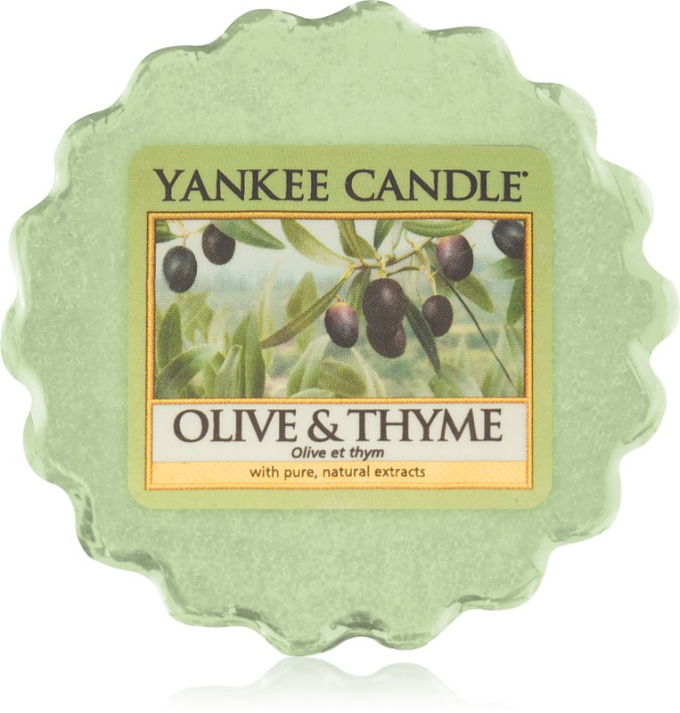 Yankee Candle Olive & Thyme tartelette en cire 22 g