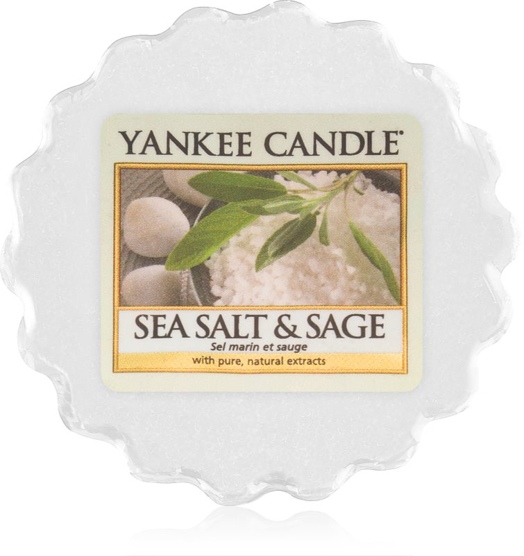 Yankee Candle Sea Salt & Sage illatos viasz aromalámpába 22 g