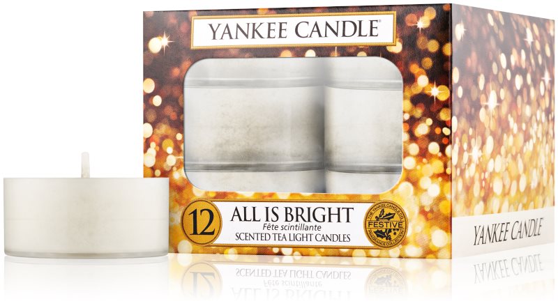 Yankee Candle All is Bright candela scaldavivande 12 pz