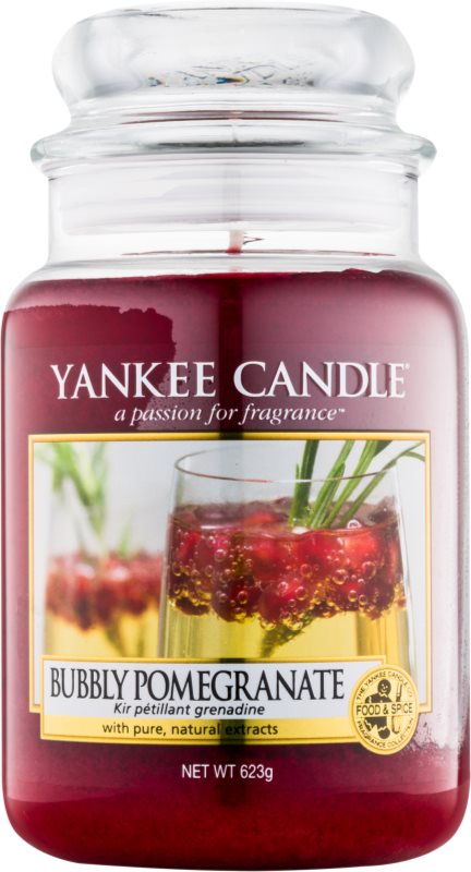 Yankee Candle Bubbly Pomegranate świeczka zapachowa 623 g Classic duża