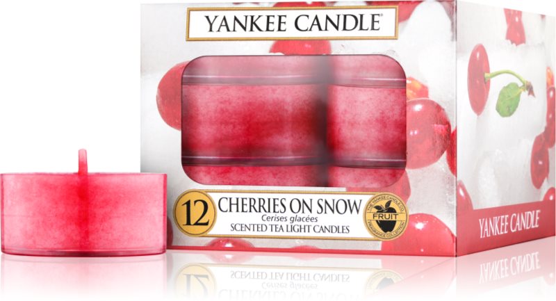 Yankee Candle Cherries on Snow lumânare 12 x 9,8 g