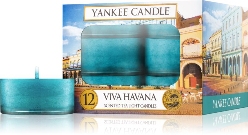 Yankee Candle Viva Havana Theelichtje 12 x 9,8 gr
