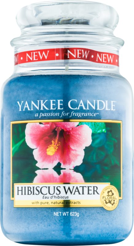 Yankee Candle Hibiscus Water świeczka zapachowa 623 g Classic duża