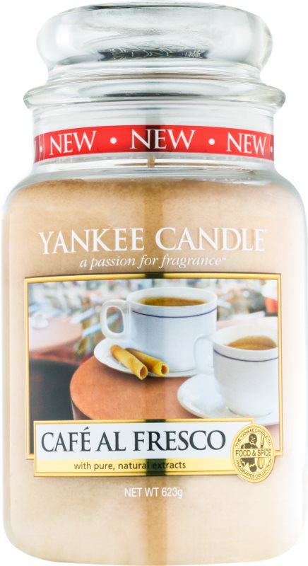 Yankee Candle Café Al Fresco bougie parfumée 623 g Classic grande