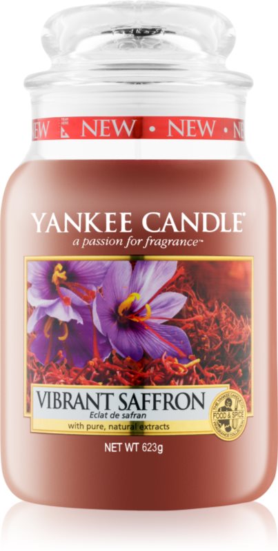 Yankee Candle Vibrant Saffron candela profumata 623 g Classic grande