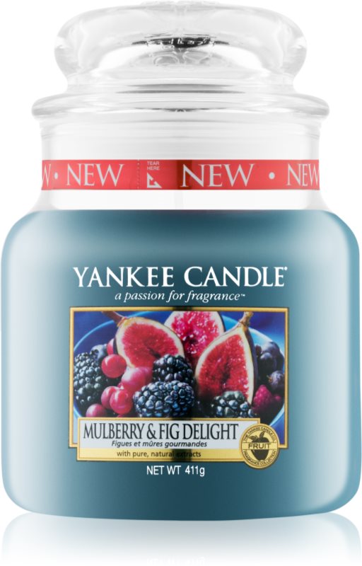 Yankee Candle Mulberry & Fig vonná svíčka 411 g Classic střední
