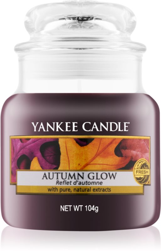 Yankee Candle Autumn Glow ароматизована свічка 104 гр Classic маленька