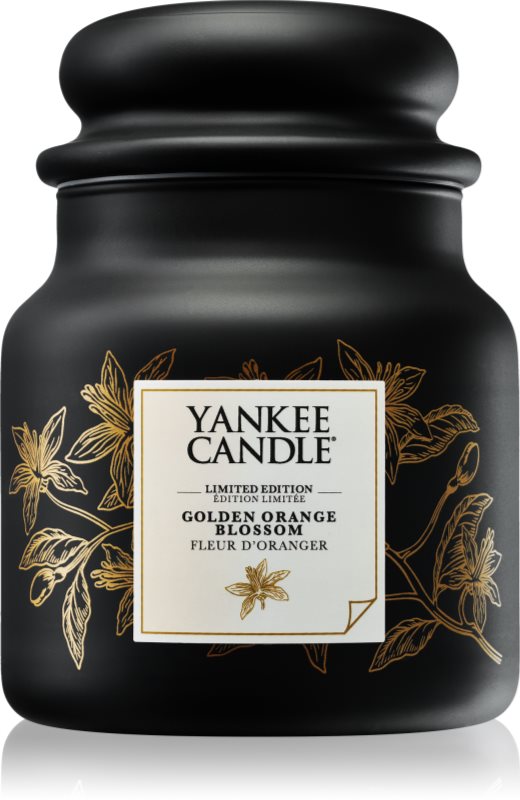Yankee Candle Golden Orange Blossom dišeča sveča 410 g srednja