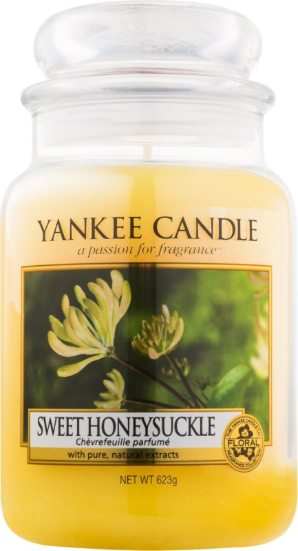 Yankee Candle Sweet Honeysuckle Scented Candle 623 g Classic Large