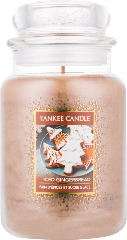 Yankee Candle Iced Gingerbread świeczka zapachowa 623 g Classic duża