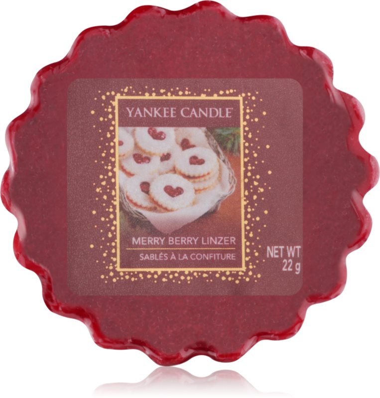 Yankee Candle Merry Berry Linzer vosk do aromalampy 22 g
