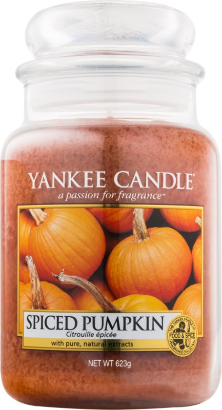 Yankee Candle Spiced Pumpkin Scented Candle 623 g Classic Large