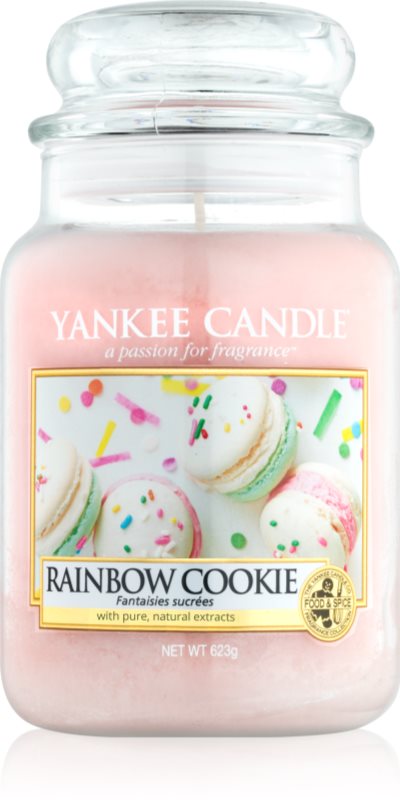 Yankee Candle Rainbow Cookie vonná sviečka 623 g Classic veľká