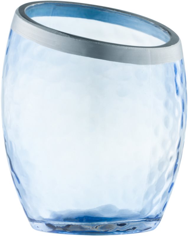 Yankee Candle Pearlescent Crackle suport lumânare pahar Blue