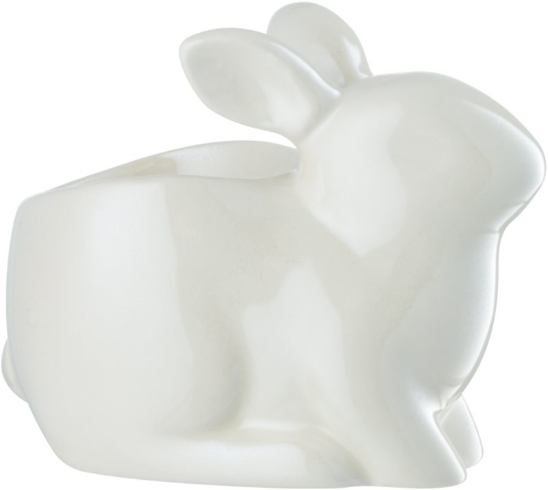 Yankee Candle Pearlescent White Bunny Ceramic Tea Light Holder