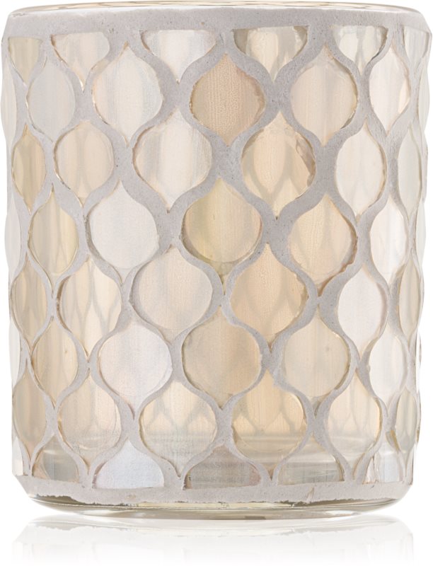 Yankee Candle Champagne Pearl szklany świecznik na sampler