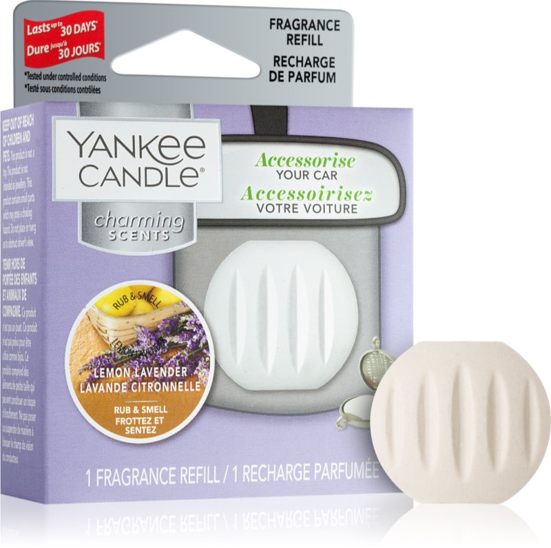 Yankee Candle Lemon Lavender illat autóba utántöltő