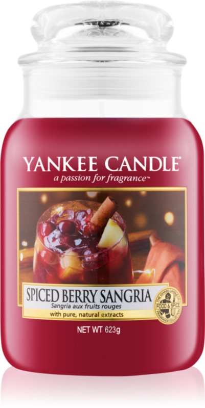 Yankee Candle Spiced Berry Sangria Scented Candle 623 g Classic Large