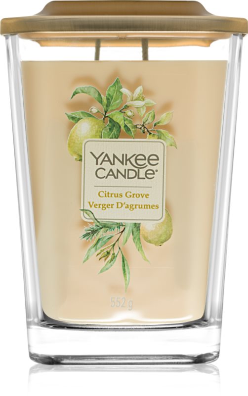 Yankee Candle Elevation Citrus Grove vela perfumado 552 g grande