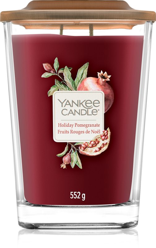 Yankee Candle Elevation Holiday Pomegranate, Scented Candle 552 g Large