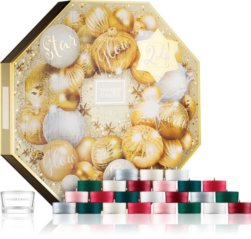 Yankee Candle Holiday Sparkle set cadou adventní kalendář I.
