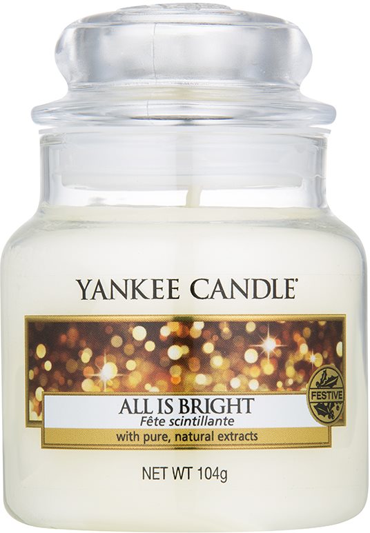 Yankee Candle All is Bright lumânare parfumată 105 g Clasic mini