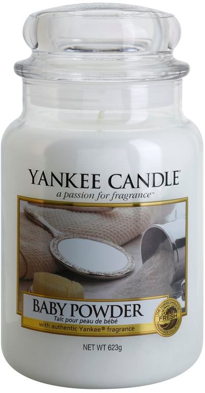 Yankee Candle Baby Powder Duftkerze 623 g Classic groß