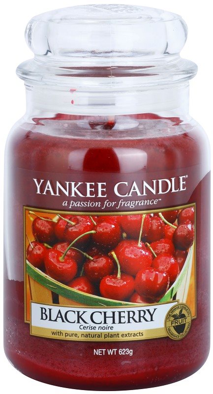 Yankee Candle Black Cherry vonná sviečka 623 g Classic veľká