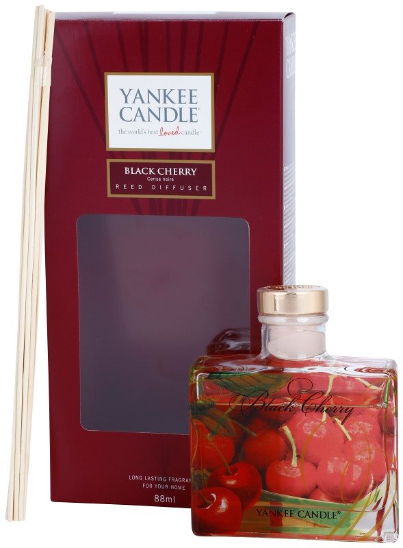 Yankee Candle Black Cherry diffuseur d'huiles essentielles avec recharge 88 ml Signature