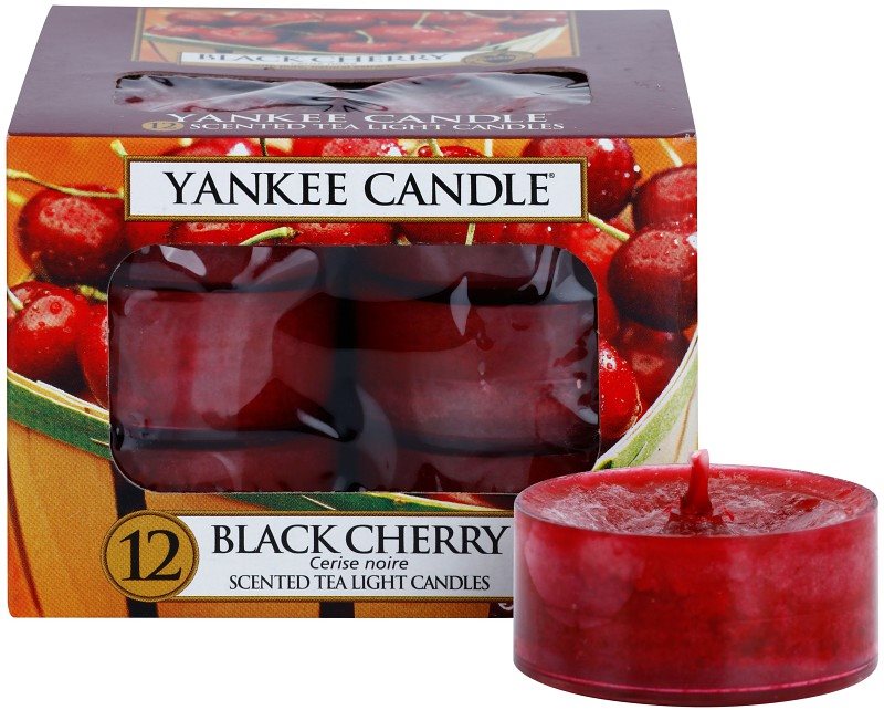 Yankee Candle Black Cherry Tealight Candle 12 x 9,8 g