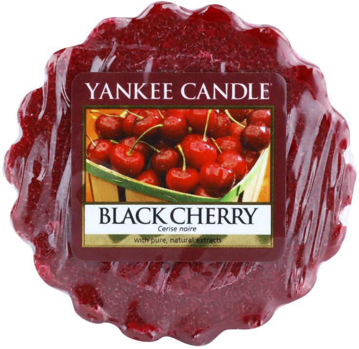 Yankee Candle Black Cherry Wachs für Aromalampen 22 g