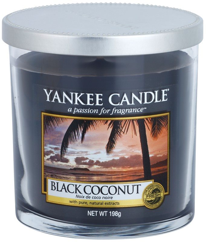 Yankee Candle Black Coconut vonná svíčka 198 g Décor malá