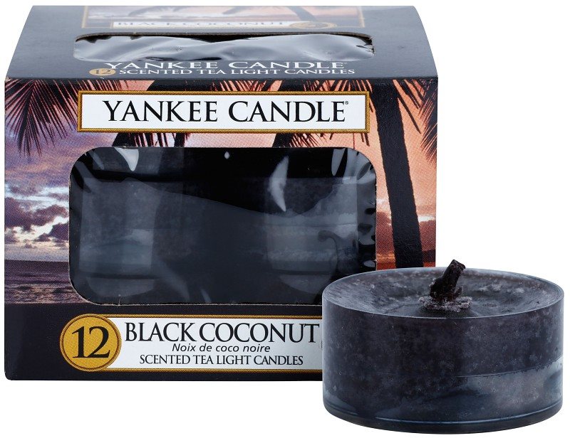 Yankee Candle Black Coconut teamécses 12 x 9,8 g